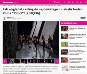 Nasze Miasto casting Piloci