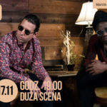 Grafika do aktualności prezentująca ogłoszenie nowego terminu koncertu Richard Bona